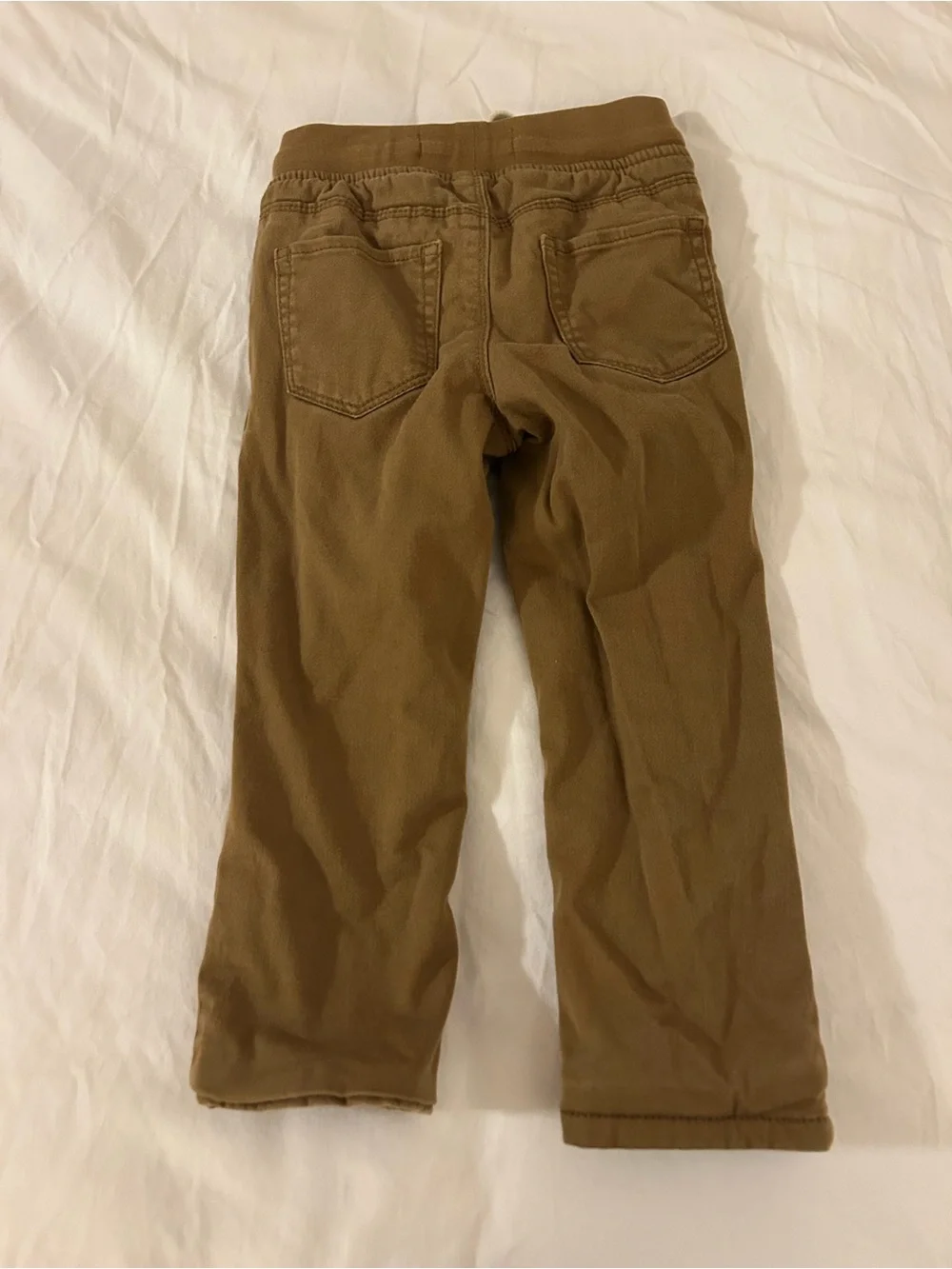 Old Navy Brown Pull-On Kids Pants with Camo Fleece Lining